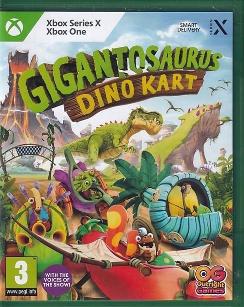 Gigantosaurus Dino Kart - XBOX One (B Grade) (Genbrug)